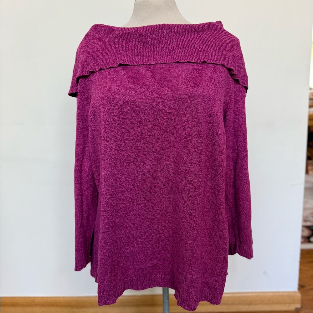 Catherines Fuchsia Knit Top #140